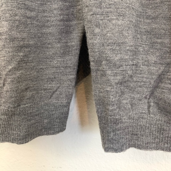 Anthropologie MOTH Wool Short Sleeve Gray Cardigan - Picture 8 of 8